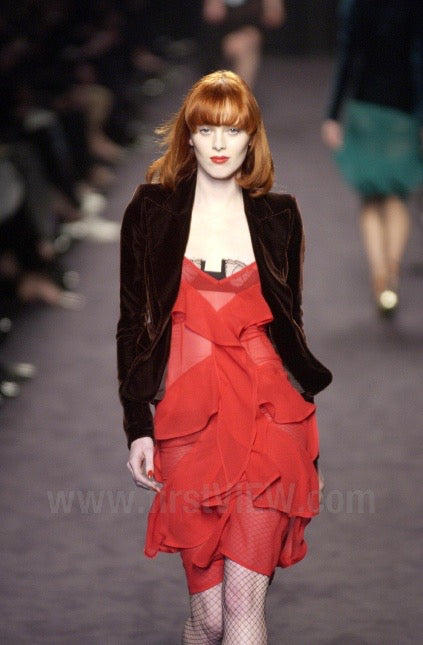 ysl fall 2003 by tom ford velour jacket