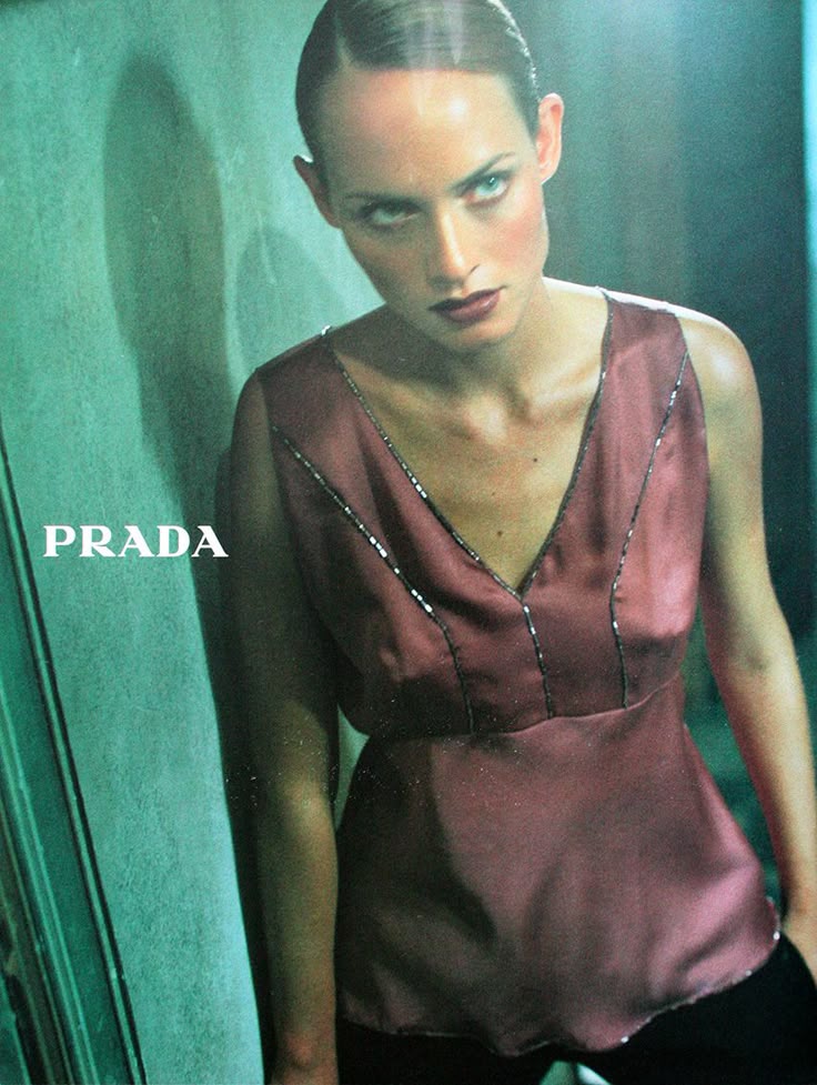 prada fall 1997 two piece beaded set