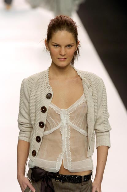chloé fall 2004 by phoebe philo ivory silk camisole