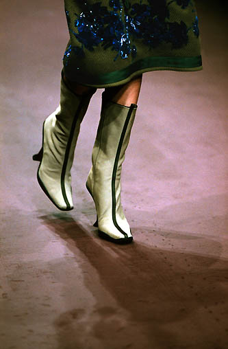 prada fw 1999 brown long boots