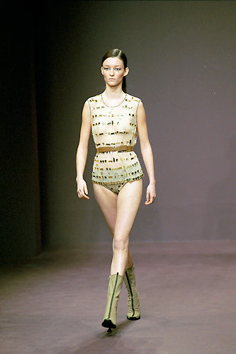 prada fw 1999 brown long boots